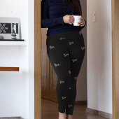 Halloween-Boottypografie Leggings