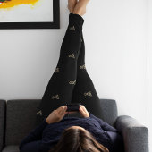 Halloween-Boottypografie Leggings