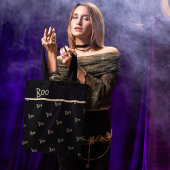 Halloween-Boottypografie Tasche