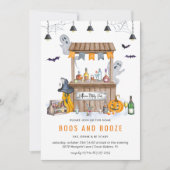 Halloween Booze und Boos | Cocktail-Party Einladung (Vorderseite)
