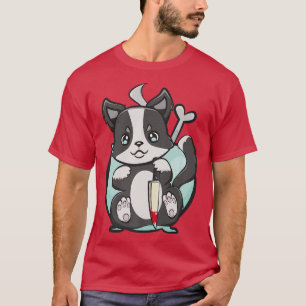 Halloween Border Collie Herding Hund Niedlich Anim T-Shirt