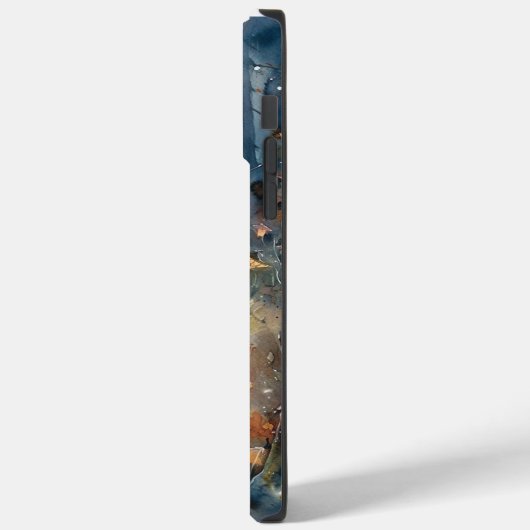 Halloween Border Collie mit Pumpkins Beängstigend Case-Mate iPhone Hülle (Rückseite / Links)