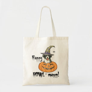 Halloween Border Collie Tote Bag Tragetasche