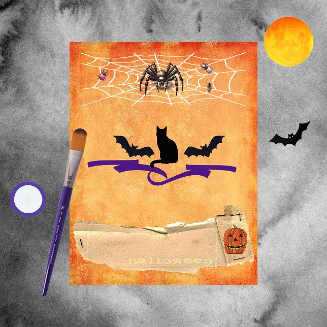 Halloween Borders Scrapbook Sheet (Von Creator hochgeladen)