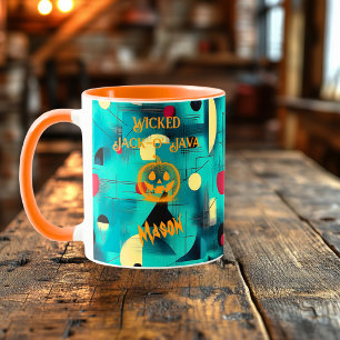 Halloween - Bösartiger Jack-o'-Java-Kürbis Tasse