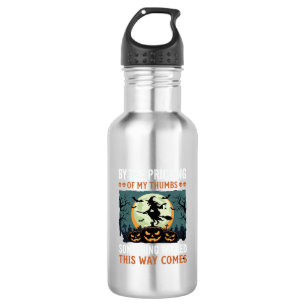 Halloween Böse Hexe Kürbis Vintage Edelstahlflasche