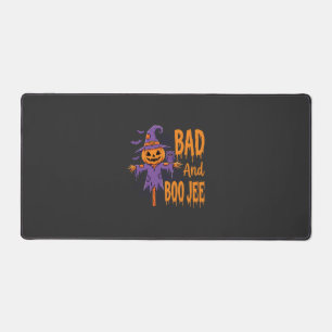 Halloween Böse und Boo Jee Vogelscheuche Grafik Schreibtischunterlage