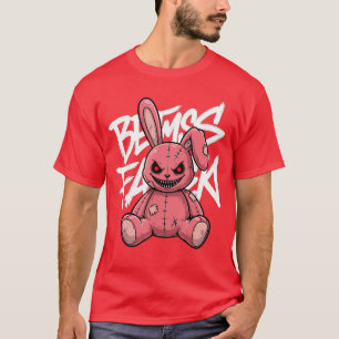 Halloween Böser Hase Plüsch Gruselpuppe Horror Süß T-Shirt