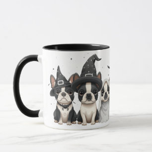 Halloween Boston Terrier Dogs Tasse