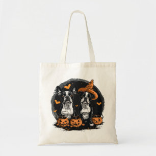 Halloween Boston Terrier Dogs Tragetasche