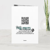 Halloween - Boston Terrier - Georgia Karte (Rückseite)