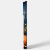 Halloween Boston Terrier mit Pumpkins Beängstigend Case-Mate iPhone Hülle (Rückseite / Links)