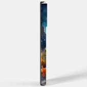 Halloween Boston Terrier mit Pumpkins Beängstigend Case-Mate iPhone Hülle (Rückseite / Rechts)