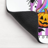 Halloween Bow Shirt Niedlich Skull Pumpkin Süßigke Mousepad (Ecke)