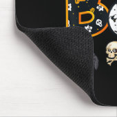 Halloween Bowling mit Hexenhühnchen-Jungs-Mädchen Mousepad (Ecke)