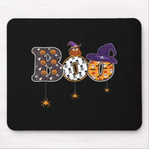 Halloween Bowling mit Hexenhutenspinne Halloween Mousepad