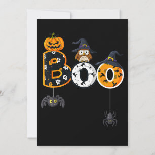 Halloween-Bowling mit Hexenhutspinnen Einladung