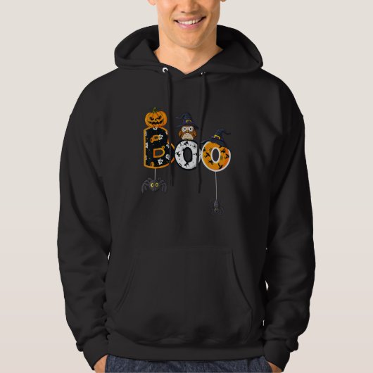 Halloween-Bowling mit Hexenhutspinnen Hoodie (Vorderseite)
