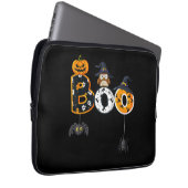 Halloween-Bowling mit Hexenhutspinnen Laptopschutzhülle (Vorne Rechts)