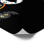 Halloween-Bowling mit Hexenhutspinnen Poster (Ecke)