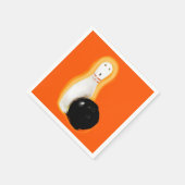 Halloween Bowling Party Serviette (Ecke)