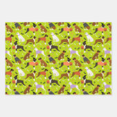 Halloween Boxer Dog Geschenkpapier Set (Vorderseite 2)