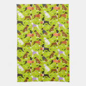 Halloween Boxer Dog Geschirrtuch (Vertikal)