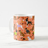 Halloween Boxer Dog Kaffeetasse (Vorderseite Links)