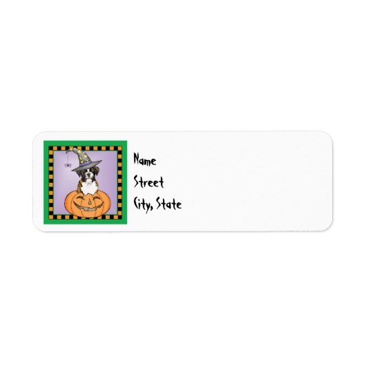 Halloween-Boxer-Label (Vorne)