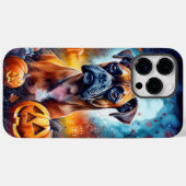 Halloween Boxer mit Pumpkins Beängstigend Case-Mate iPhone Hülle (Rückseite (Horizontal))