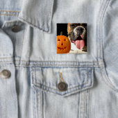 Halloween-Boxerknopf Button (Beispiel)