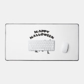 Halloween Boy and Dog Schreibtischunterlage (Tastatur & Maus)