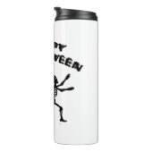 Halloween Boy and Dog Thermosbecher (Nach rechts gedreht)