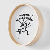 Halloween Boy and Dog Uhr (Winkel)