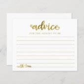 Halloween Boy Baby Shower Advisor Cards (Vorne/Hinten)