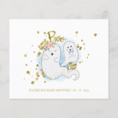 Halloween Boy Baby Shower Advisor Cards (Rückseite)