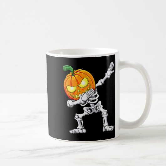 Halloween Boys Dabbing Skeleton Y Pumpkin Jack O L Kaffeetasse (Rechts)