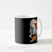 Halloween Boys Dinosaur Skeleton T Rex Y Pumpkin M Kaffeetasse (VorderseiteRechts)