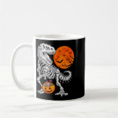 Halloween Boys Dinosaur Skeleton T Rex Y Pumpkin M Kaffeetasse (Links)