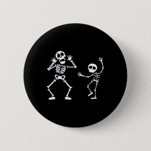 Halloween Boys Girls Kids Skeleton Griddy Dance T Button