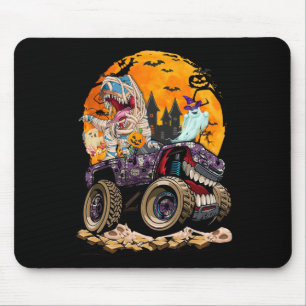 Halloween Boys Kids Dinosaur T rex Dino Pumpkins Mousepad