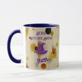 Halloween Brauch - Verhexter Hexenhut Tasse (Links)