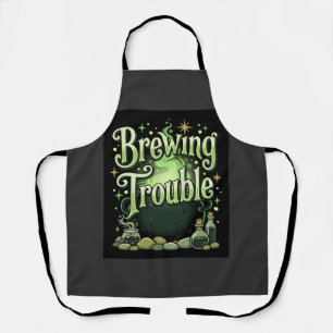 Halloween Brauen Ärger Hexenkessel Potion De Schürze