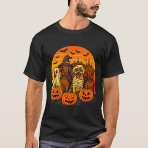 Halloween Brauner Labrador Geist Soky Chocolate La T-Shirt