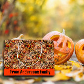 Halloween-braunes Design Große Geschenktüte