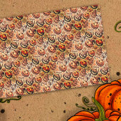 Halloween-braunes Design Seidenpapier