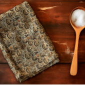 Halloween-Brauntöne, grau Geschirrtuch