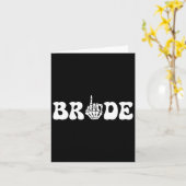 Halloween Braut Groom Skeleton Couple Matc Karte (Gelbe Blume)