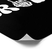 Halloween Braut Groom Skeleton Couple Matc Poster (Ecke)