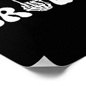 Halloween Braut Groom Skeleton Couple Matc Poster (Ecke)